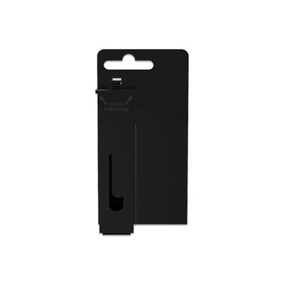 Black Blister Vape Packaging Box Child Proof Lock Untuk Kartrid Tangki Kaca 0,5ml