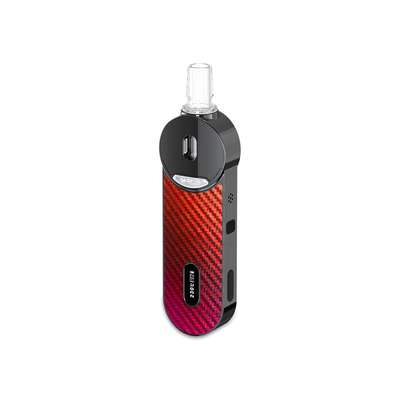 Kaca Mouthpiece Marijuana Paste Vaporizer Ramuan Kering 2000mAh Dengan Dok Pengisi Daya