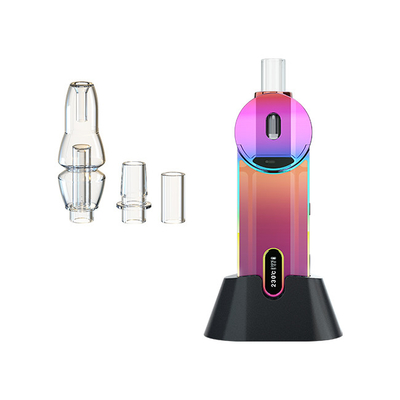 Ruang Keramik 2000mah Dry Herb Tank Water Bubbler Glass Mouthpiece