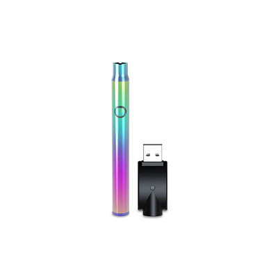 Panaskan CBD Vape Battery USB Fast Chager putaran bawah Pena Vape Untuk 510 Gerobak