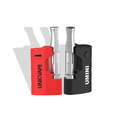 Ukuran Mini CBD Cartridge Pena Vape Baterai Tegangan Disesuaikan 510 Benang 2V