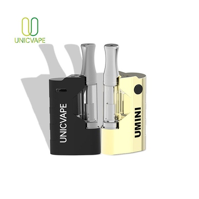 Ukuran Mini CBD Cartridge Pena Vape Baterai Tegangan Disesuaikan 510 Benang 2V