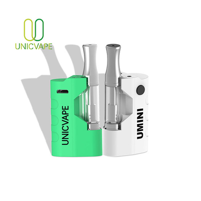 Baterai Vape Panaskan Tegangan yang Dapat Disesuaikan 2.4V 510 benang Gerobak Keramik