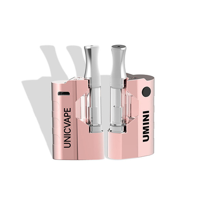 Baterai Vape Panaskan Tegangan yang Dapat Disesuaikan 2.4V 510 benang Gerobak Keramik