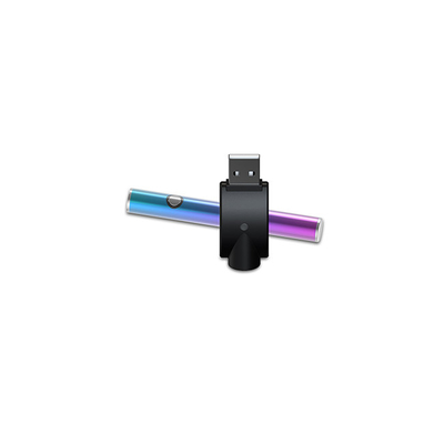 Slim Preheat Baterai CBD Isi Ulang Bawah Logo Terukir Pena Vape