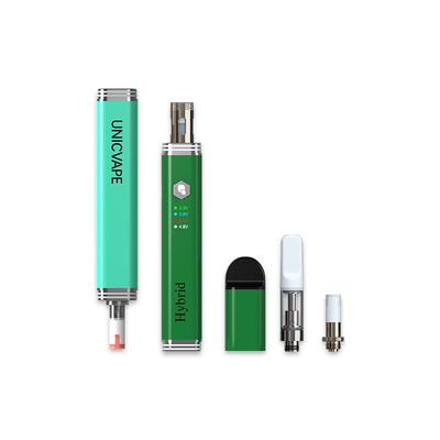 15s Panaskan sistem pod vaporizer sekali pakai Dab Rig Quartz Chamber