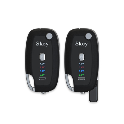 Key Fob Box Mod 510 Benang Minyak Vape Baterai 3.6V 500mAh Tegangan Variabel