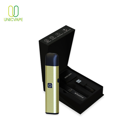 Pena Vaporizer Konsentrat Ruang Keramik 3.3V 3.7V 4.2V Dengan Toples Kaca