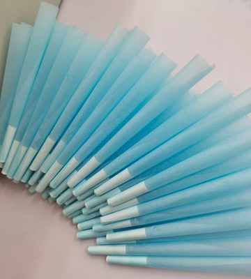Logo Dicetak Disesuaikan Pre Roll Cone Dry Herbs 98mm Ultra Tipis
